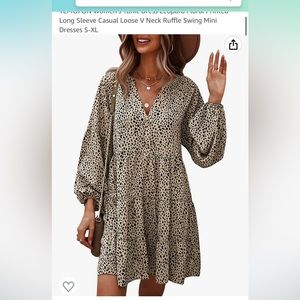 NWT cute leopard dress